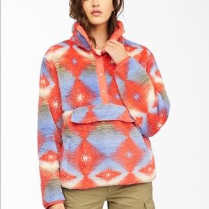 Billabong colorful fleece